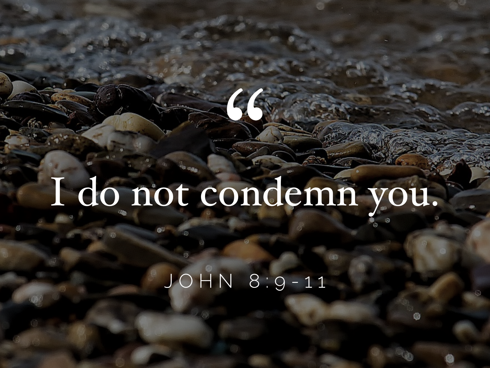 I Do Not Condemn You